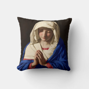 Coussin La Vierge Marie en prière