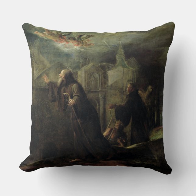 Coussin La vision de St Francis de Paola (Recto)
