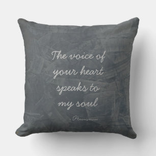 Coussin La Voix De Votre Coeur Poster