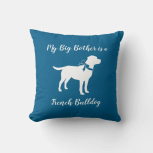 Coussin Labrador Chien Baby shower Blue Boy Lab