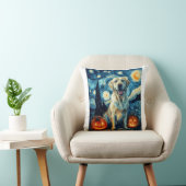 Coussin Labrador jaune (1) (Chaise)