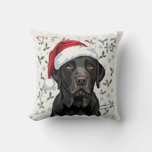 Coussin Labrador noir