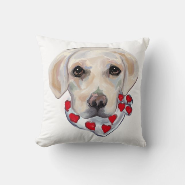 COUSSIN LABRADOR RETRIEVER BLANC (Recto)