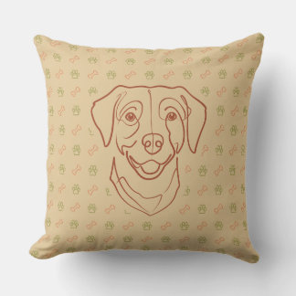 Coussin Labrador Retriever. Édition Bonheur !