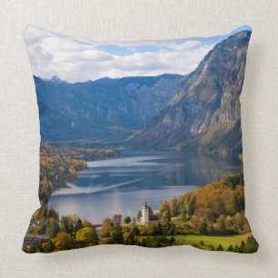 Coussin Lac Bohinj en Slovénie en automne