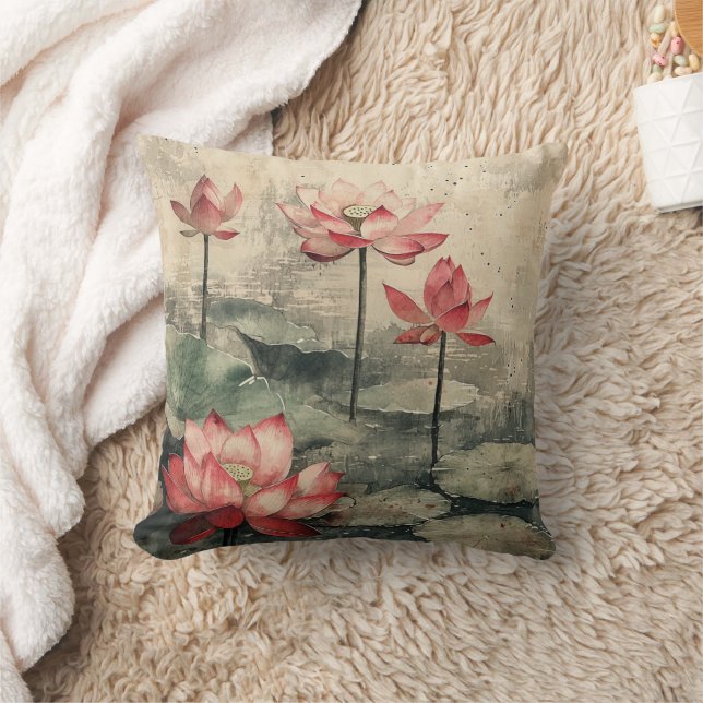 Coussin Lac de lotus au clair de lune (6) (Couverture)