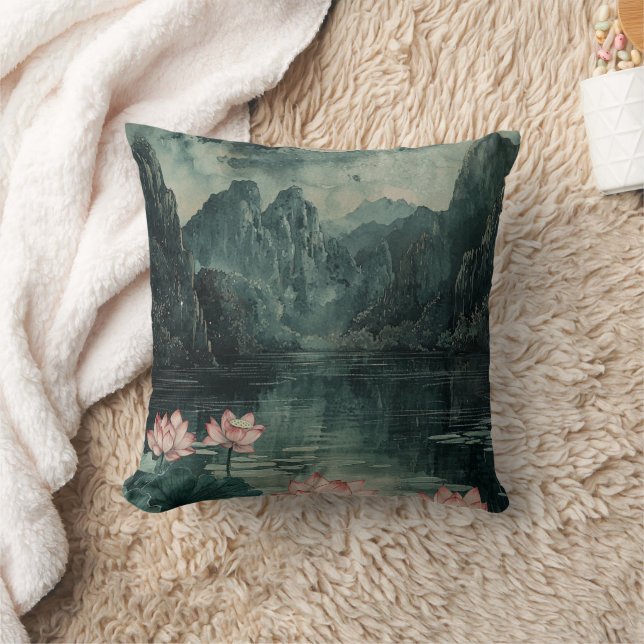 Coussin Lac de lotus au clair de lune (8) (Couverture)