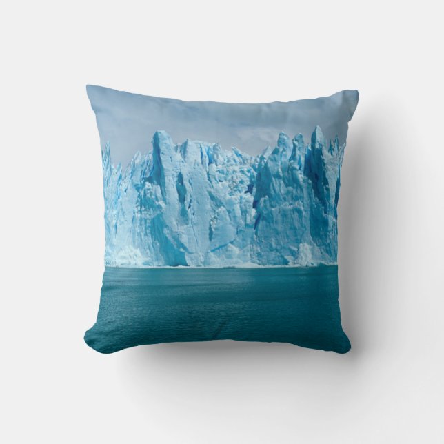 Coussin Lac, glace et ciel bleus (Recto)