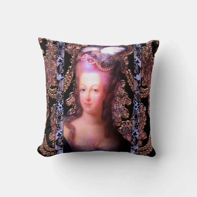Coussin Ladee Plume Baroque Français (Recto)