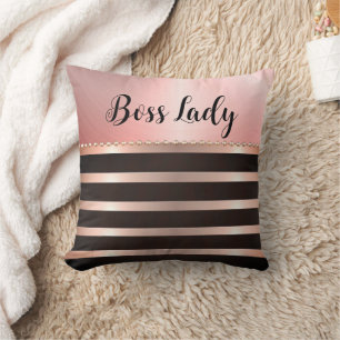 Coussin Lady Boss Rose Épais