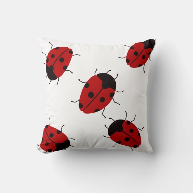 Coussin Lady Bug (Recto)