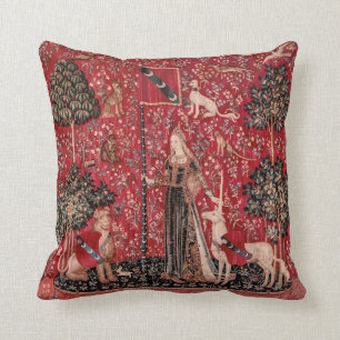 Coussin Lady et Unicorn Moyen Tapestry Touch