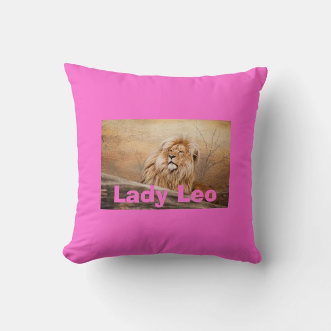 Coussin Lady Leo Lion (Recto)