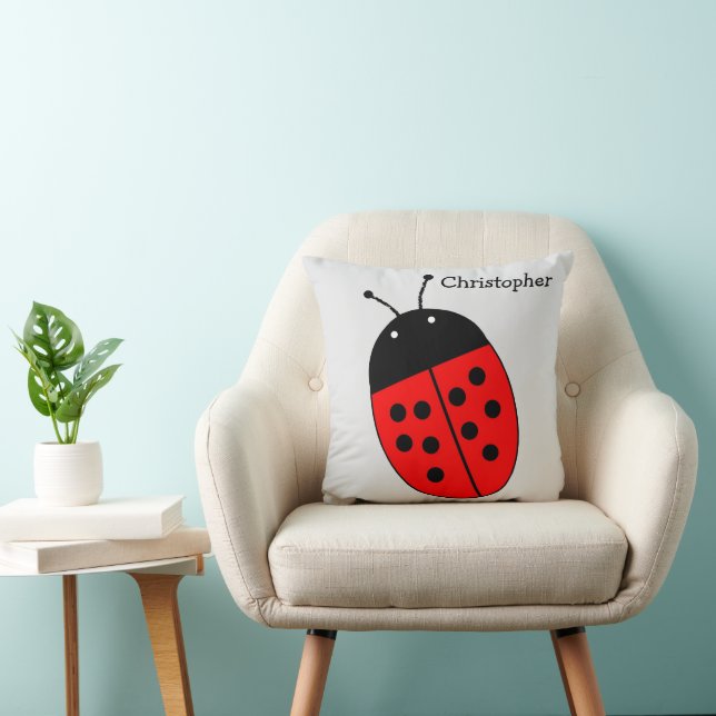 Coussin Ladybird Design Personnalisé (Chaise)
