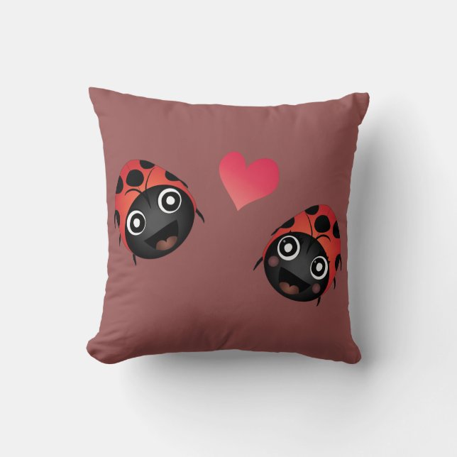 Coussin Ladybug Love (Motif) (Recto)