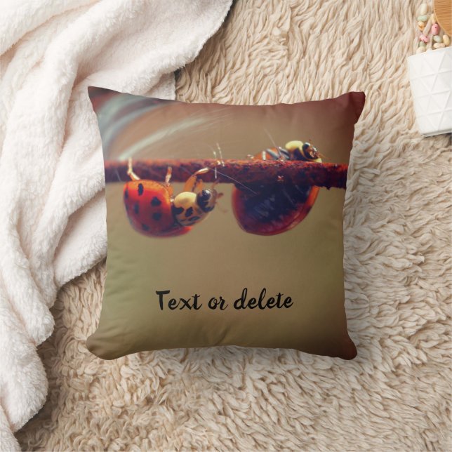 Coussin Ladybugs Balancing Personnalisé (Couverture)
