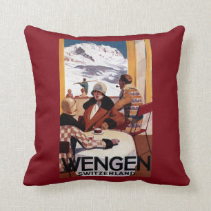 Coussin L'affiche promotionnelle de club incliné