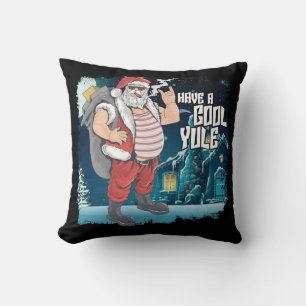 Coussin Laid Back Santa Claus Avoir un Cool Yule Noël