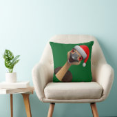 Coussin L'aide australien du Père Noël - Émeu de Noël mign (Chaise)