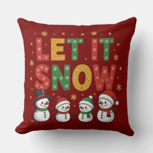 Coussin Laisser neiger les neigeurs