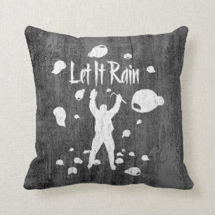 Coussin Laissez lui pleuvoir (hockey)