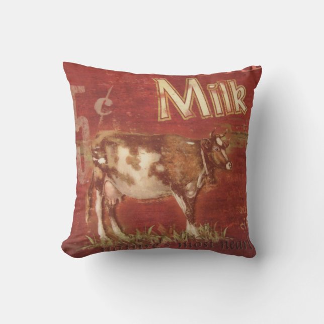 Coussin Lait vintage (Recto)
