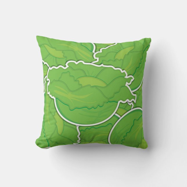 Coussin Laitue funky (Recto)