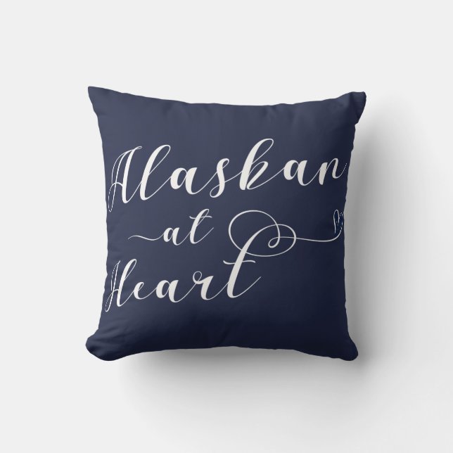 Coussin L'Alaska À L'Oreiller Du Coeur (Recto)