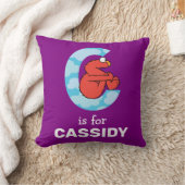 Coussin L'alphabet d'Elmo | C Nuages (Couverture)