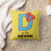 Coussin L'Alphabet d'Elmo | D Bleu (Couverture)