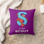 Coussin L'alphabet d'Elmo | S Bleu (Couverture)