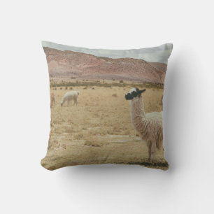 COUSSIN LAMA BLANC EN GRASS BROWN