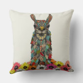 Coussin lama daisy love (Verso)