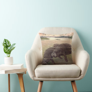 Coussin Lamantins ou vaches marines, mammifères marins