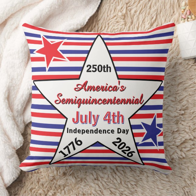 Coussin L'Amérique 250 Ans de Liberté Brave (Couverture)