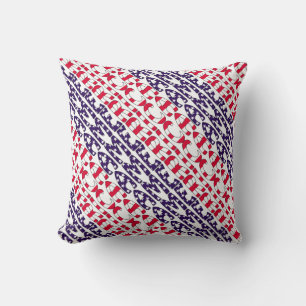 Coussin L'Amérique aux étoiles et aux rayures