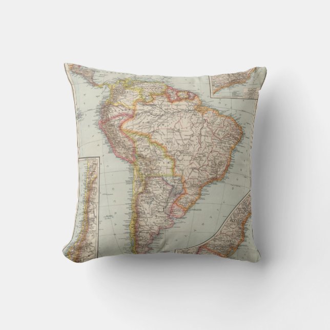 Coussin L'Amérique du Sud 2 (Recto)