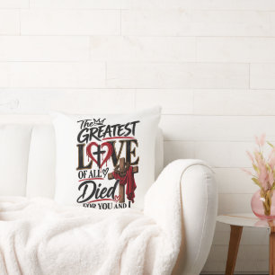 Coussin L'amour de Jésus est inconditionnel