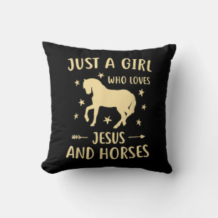 Coussin L'Amour de Jésus Juste Une Fille Qui Aime Jésus