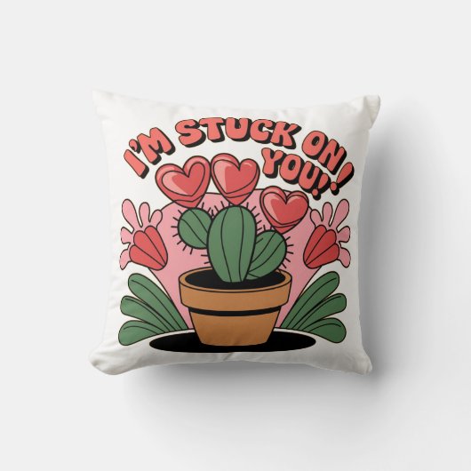 Coussin l'amour de la Saint-Valentin sctuck (Recto)