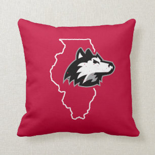 Coussin L'Amour de l'État de NIU Huskies