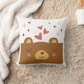 Coussin L'amour de l'ours endormi (Couverture)