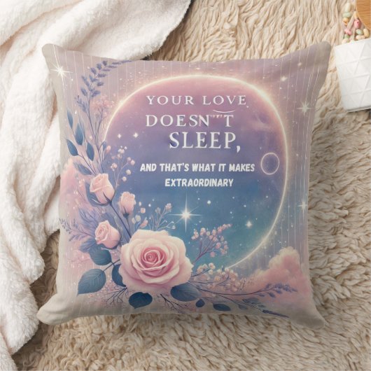Coussin L'amour de maman art IA (Couverture)