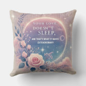 Coussin L'amour de maman art IA (Verso)