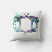 Coussin L'amour des éléphants (Verso)