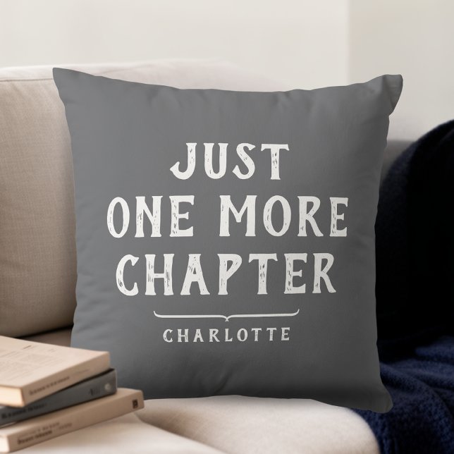 Coussin L'amour des livres, juste un chapitre de plus, per (Créateur téléchargé)