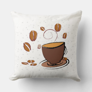 Coussin L'amour du café