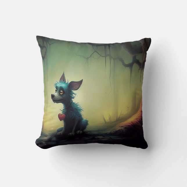Coussin L'amour d'un chien (Recto)