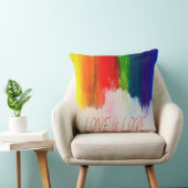 Coussin L'amour est l'amour Rainbow Pride LBGQT (Chaise)