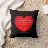 Coussin L'amour est une citation du patient Valentine | Co (Couverture)